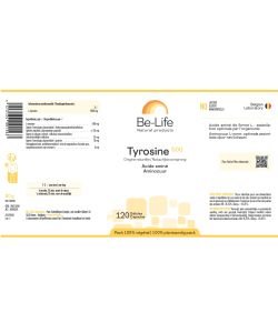Tyrosine 500, 120 capsules